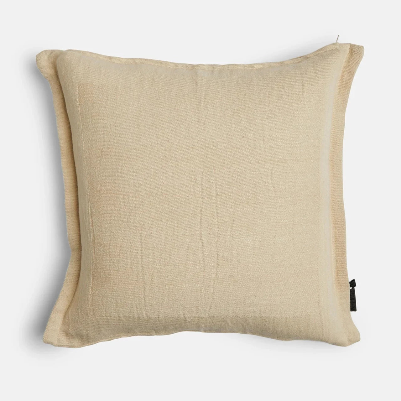 Bare Bones Linen Cushion Angora - Coastal Living
