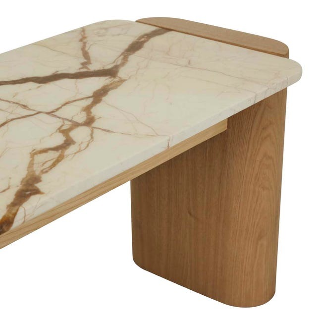 Floyd Marble Bench - Coastal Living