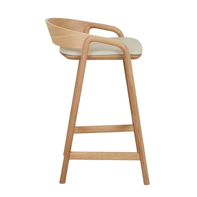 Tolv Inlay Upholstered Barstool - Coastal Living