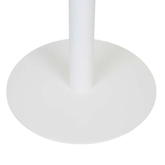 Portsea Cruise Round Bar Table - White Stone