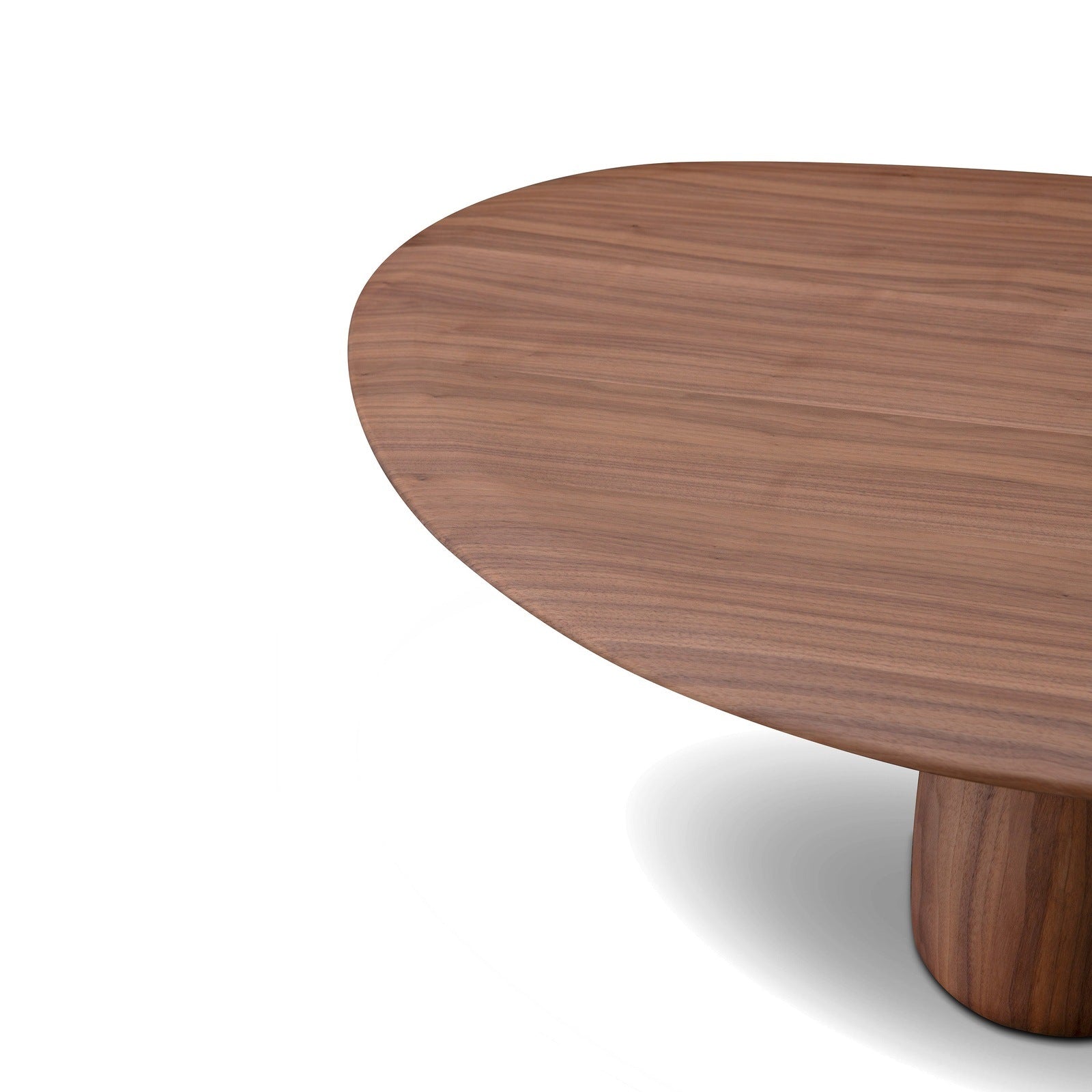 Tide Irregular Coffee Table Walnut