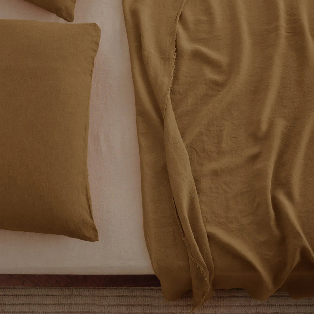 Basix Linen Pillowcase - Russo