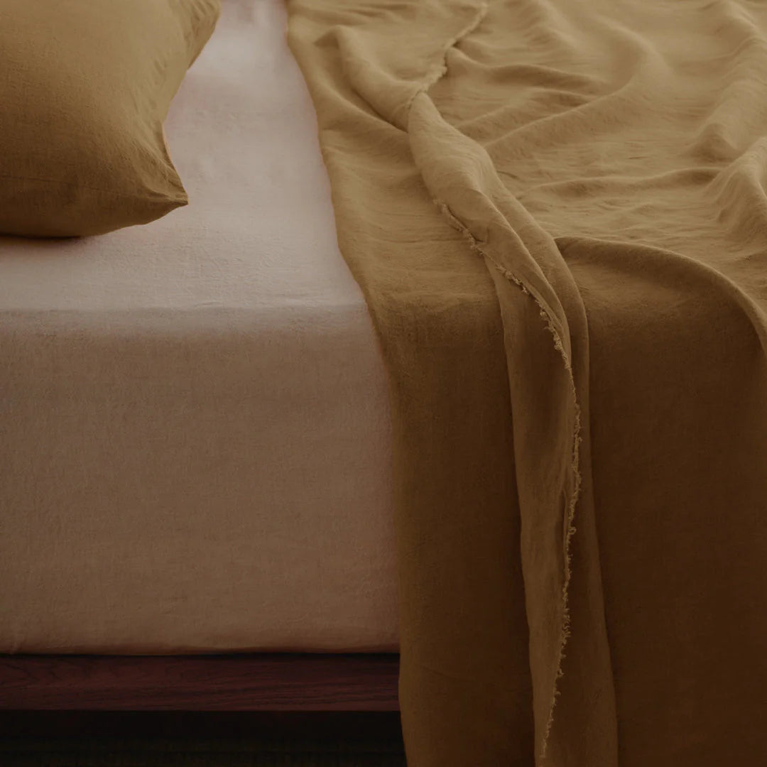Basix Linen Pillowcase - Russo