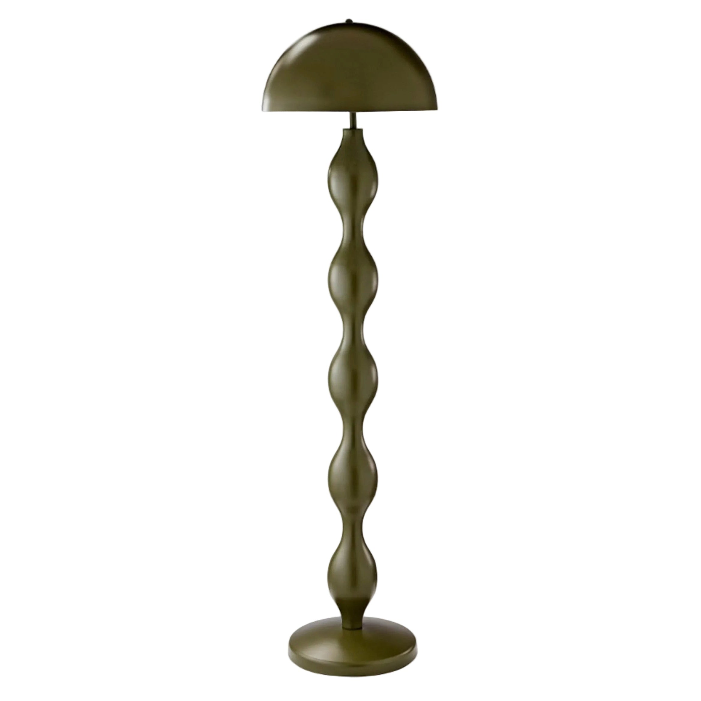 Curved Metal Floor Lamp