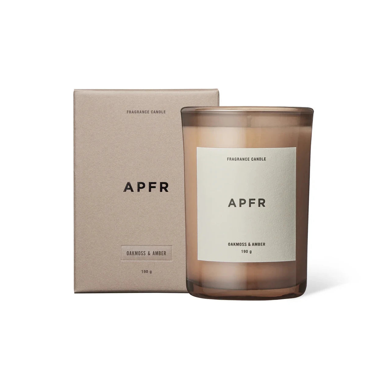 Fragrance Candle Oakmoss & Amber