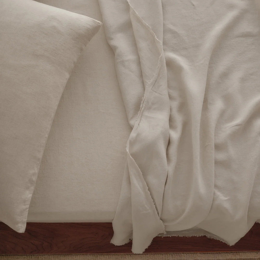 Basix Linen Pillowcase - Sable
