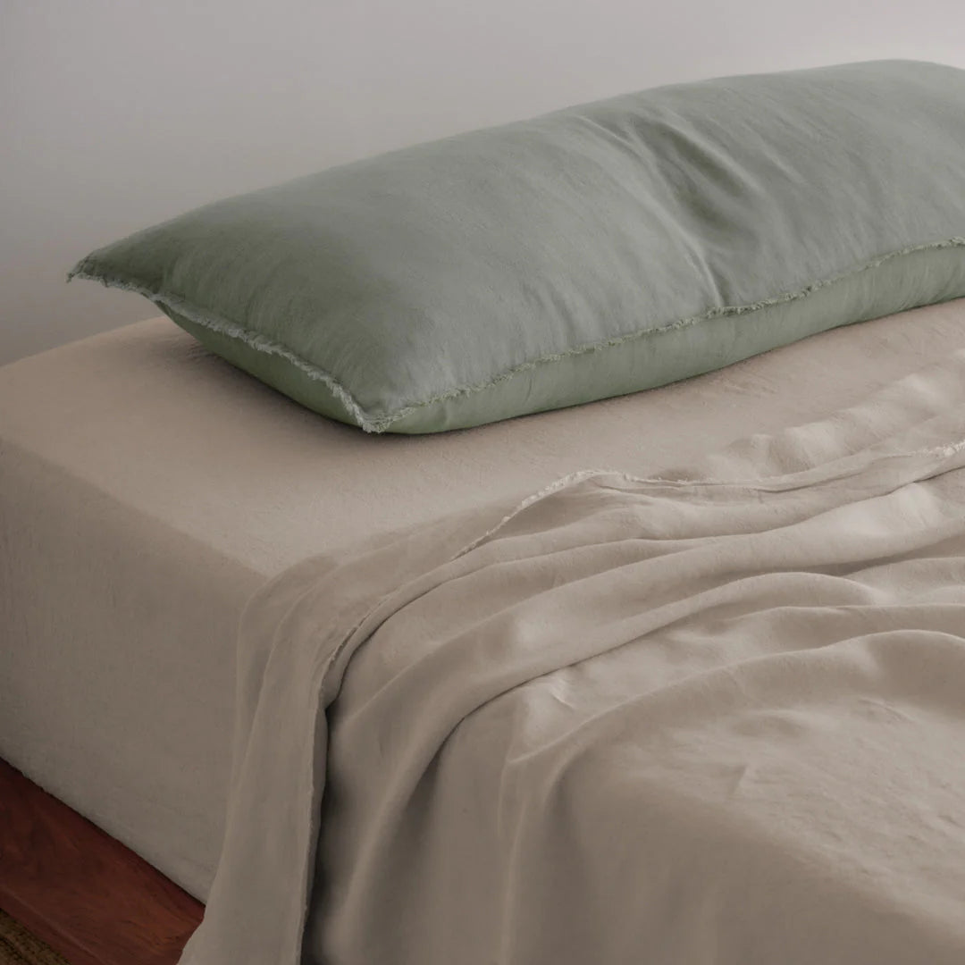 Flocca Linen Body Pillow - Mare