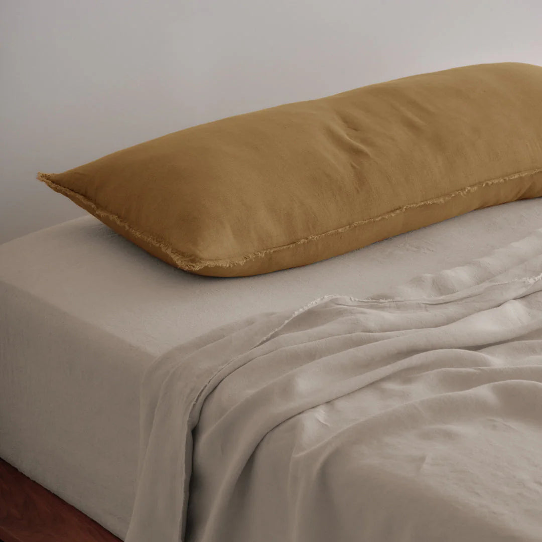 Flocca Linen Body Pillow - Russo