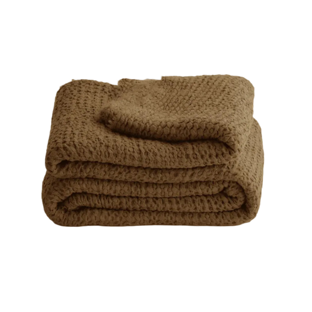 Flocca Linen Blanket - Russo