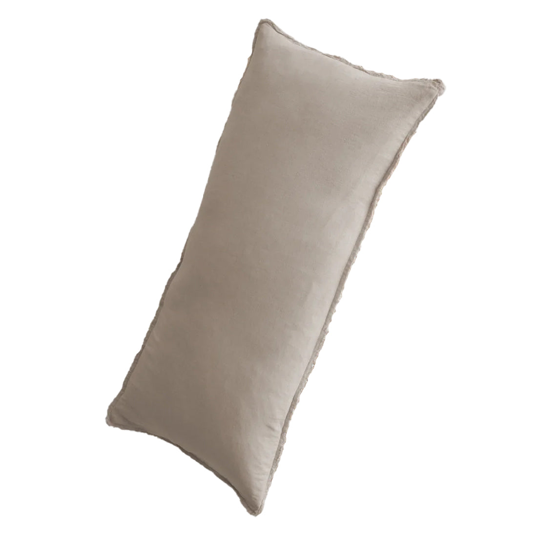 Flocca Linen Body Pillow - Sable
