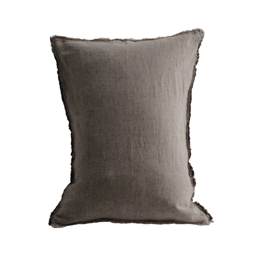 Flocca Linen Pillowcase - Nox