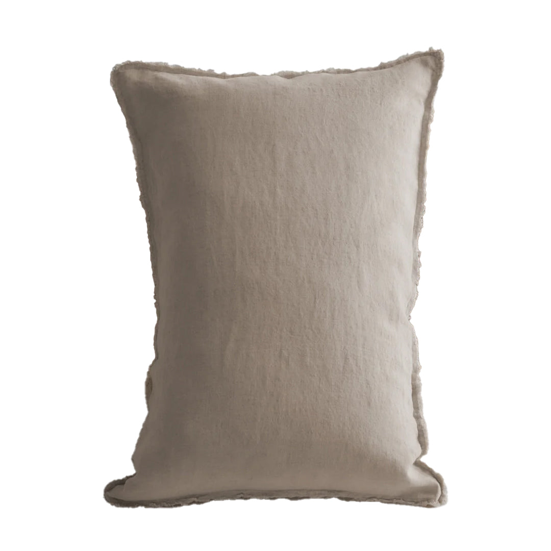 Flocca Linen Pillowcase - Sable