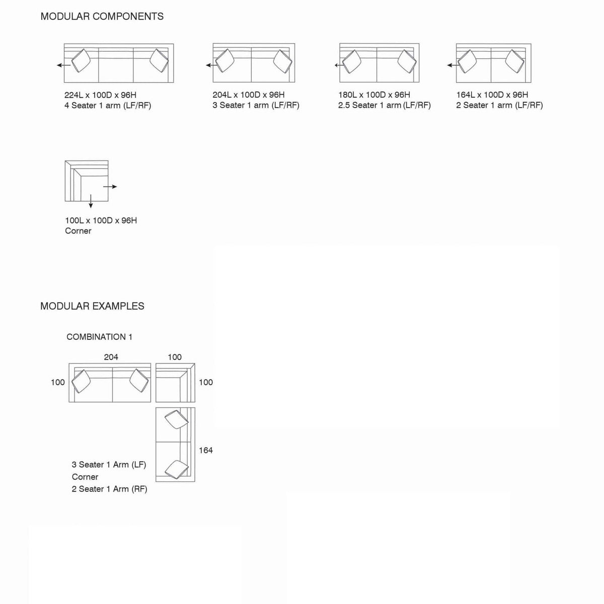 Islander Modular Sofa | Molmic | Coastal Living Sorrento & Rosebud