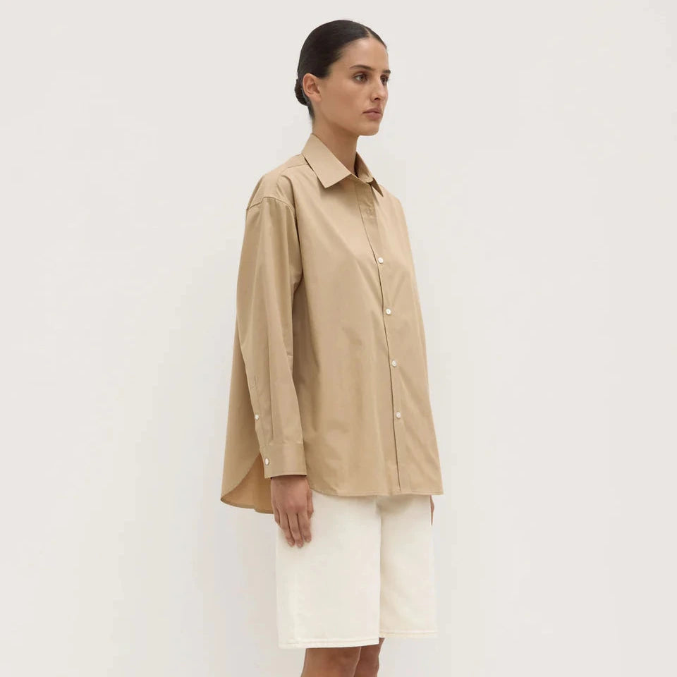 Marigold Poplin Long Sleeve Shirt