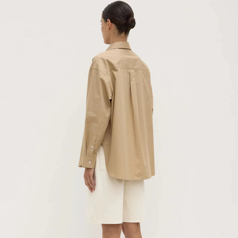 Marigold Poplin Long Sleeve Shirt
