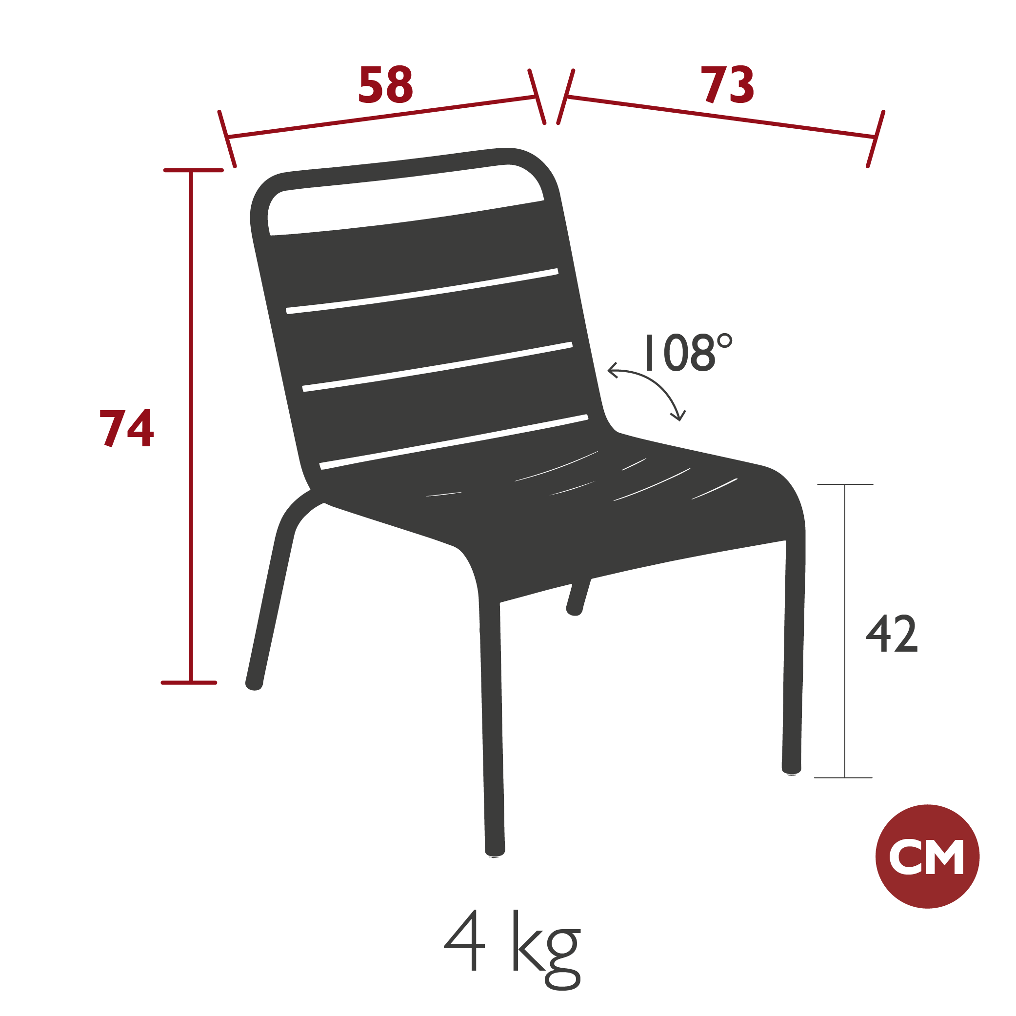 Tubular Frame Occasional Chair