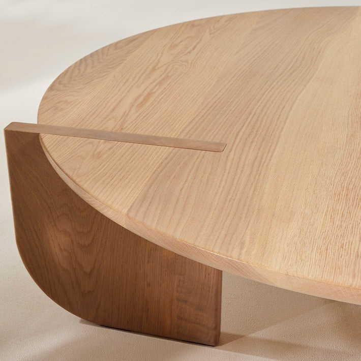Rounded Curved Detail Coffee Table