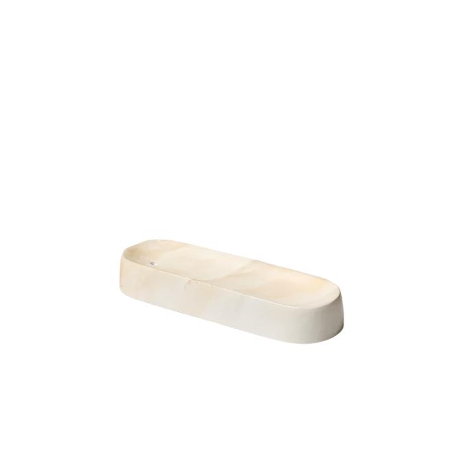 Ceramic Incense Holder - White