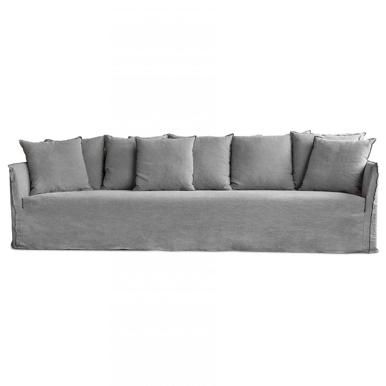 Loose Linen Cover Deep Sofa - Coastal Living