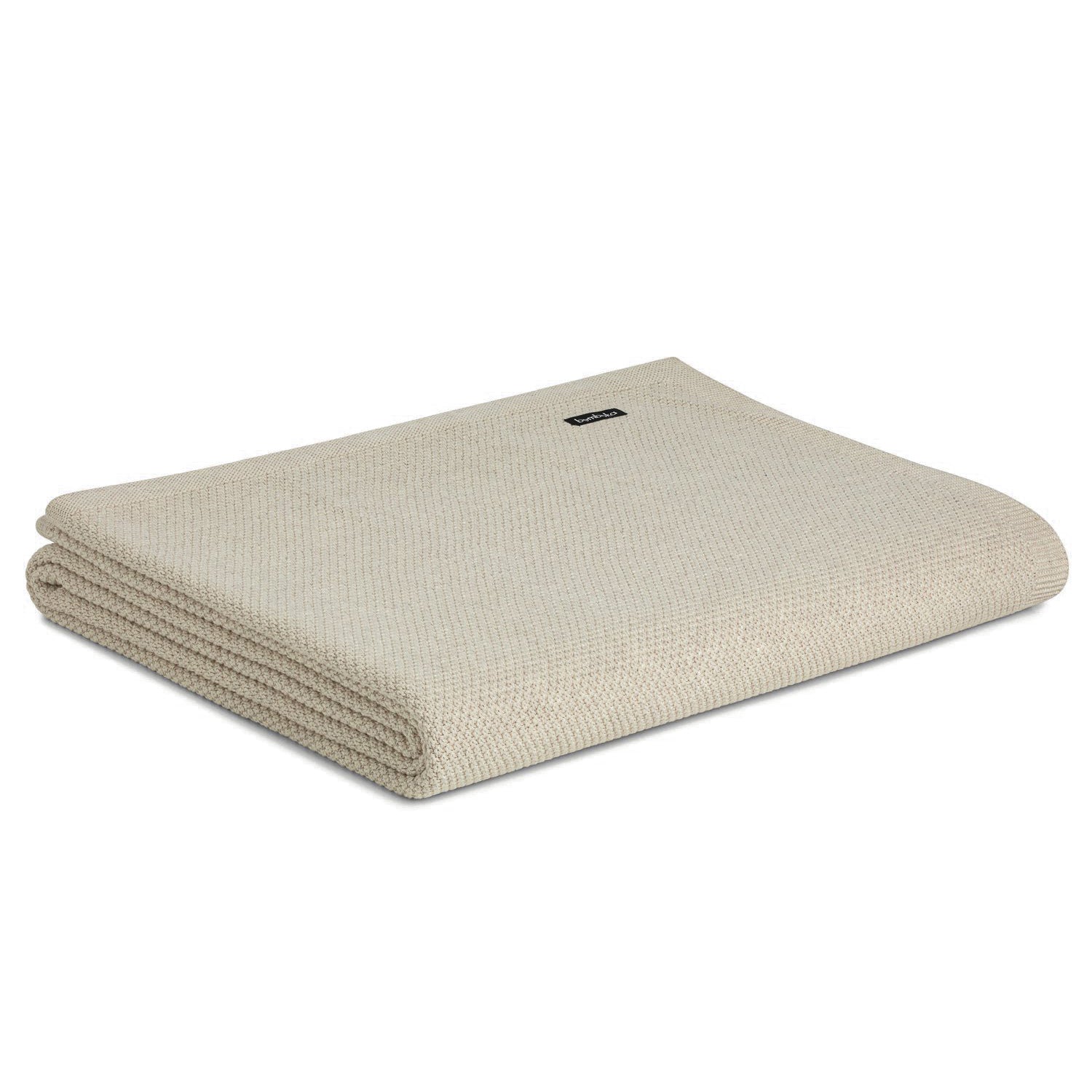 Moss stitch cotton discount throw